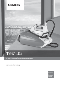 Bedienungsanleitung Siemens TS47420DE Bügeleisen