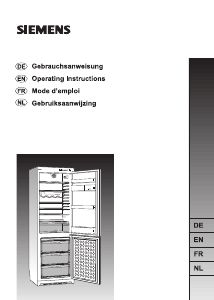 Mode d’emploi Siemens KG33V320FF Réfrigérateur combiné