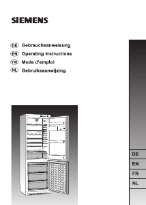 Manual Siemens KG33V320FF Fridge-Freezer