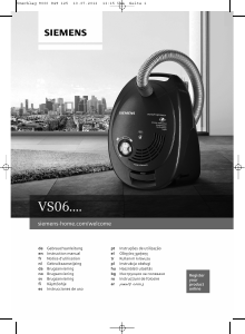 Manual Siemens VS06G2411 Vacuum Cleaner
