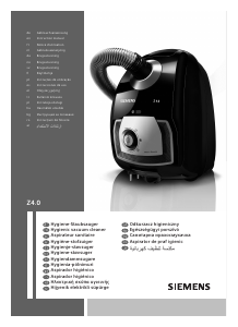 Manual Siemens VSZ4G2200 Vacuum Cleaner