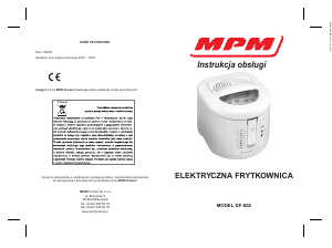 Instrukcja MPM DF-802 Frytkownica