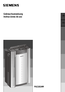 Manual de uso Siemens PA2101HM Aire acondicionado