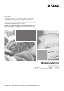 Bruksanvisning Asko TDC145HPS Tørketrommel