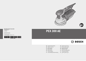 Brugsanvisning Bosch PEX 300 AE Excentersliber