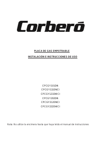 Manual de uso Corberó CPCGY202DN Placa