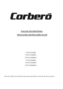 Manual Corberó CPCGY101DN Hob