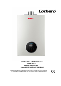 Manual Corberó CCVEST14NOXGB Gas Boiler