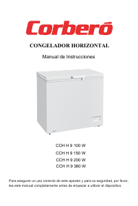 Manual de uso Corberó CCHH9380W Congelador