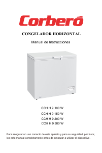 Manual de uso Corberó CCHH9150W Congelador