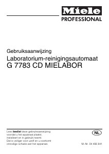 Handleiding Miele G 7783 CD Desinfectiekast