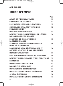 Mode d’emploi Whirlpool AMD 016 Climatiseur