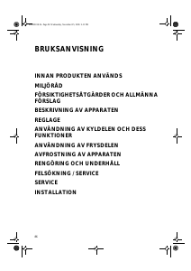 Bruksanvisning Whirlpool ARZ 001/A/5 Kylskåp