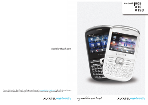 Bruksanvisning Alcatel One Touch 819 Mobiltelefon