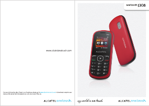 Bruksanvisning Alcatel One Touch 308 Mobiltelefon