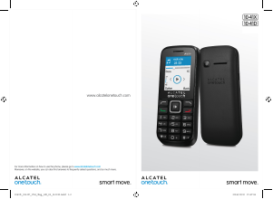 Bruksanvisning Alcatel One Touch 1041X Mobiltelefon
