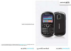 Handleiding Alcatel One Touch 870 Mobiele telefoon