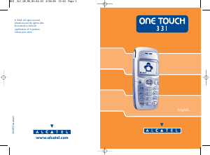 Bruksanvisning Alcatel One Touch 331 Mobiltelefon