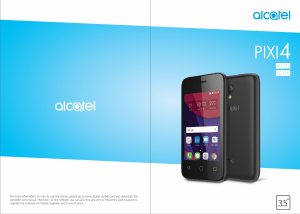 Bruksanvisning Alcatel 4017X Pixi 4 Mobiltelefon