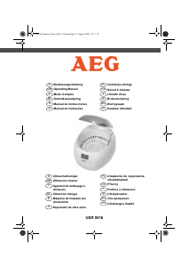 Manual AEG USR 5516 Ultrasonic Cleaner