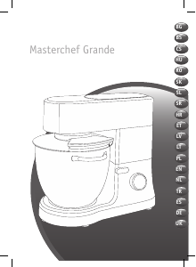 Manual Tefal QB813D38 Masterchef Grande Stand Mixer