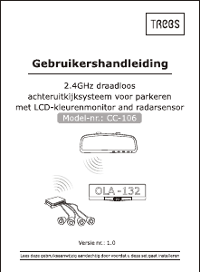 Handleiding Trebs CC-106 Achteruitrijcamera