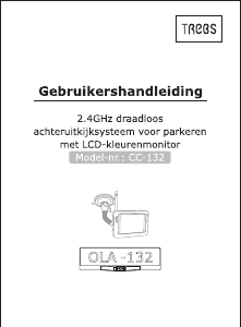 Handleiding Trebs CC-132 Achteruitrijcamera