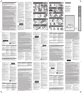 Manual de uso Siemens TB36EXTREM Plancha