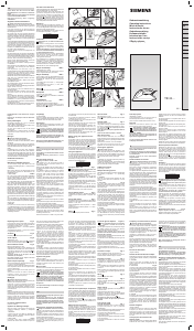 Manuale Siemens TB24410 Ferro da stiro