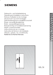 Manual Siemens KA58NP90 Frigorífico combinado