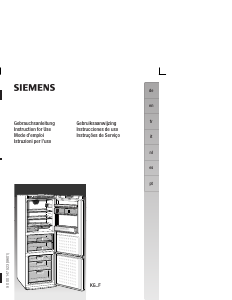 Manual Siemens KG29FA45 Frigorífico combinado