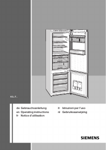Manuale Siemens KG39FP96 Frigorifero-congelatore