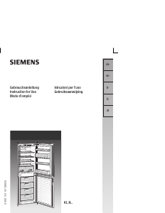 Mode d’emploi Siemens KI32NA40 Réfrigérateur combiné