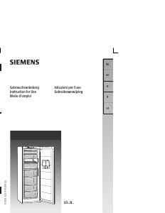 Handleiding Siemens GS28NV00 Vriezer