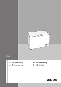 Käyttöohje Siemens GT20MA00 Pakastin