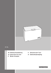 Handleiding Siemens GT26MA30 Vriezer