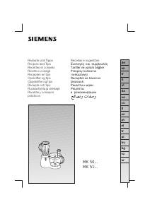 Εγχειρίδιο Siemens MK51000 Επεξεργαστής τροφίμων