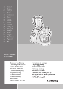 Instrukcja Siemens MK55200 Robot planetarny