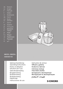 Instrukcja Siemens MK55300 Robot planetarny