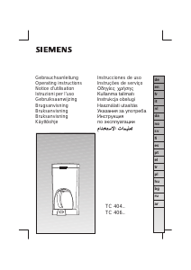 Brugsanvisning Siemens TC40410 Kaffemaskine