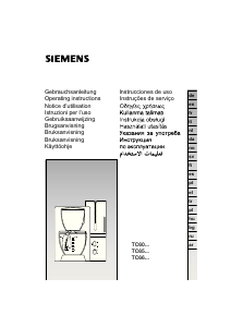 Bedienungsanleitung Siemens TC66131 Kaffeemaschine