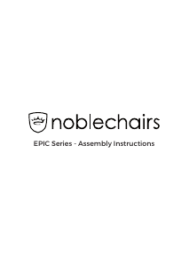 Bruksanvisning Noblechairs EPIC Arbetsstol