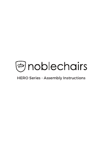 Bruksanvisning Noblechairs HERO Arbetsstol