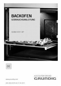 Bedienungsanleitung Grundig GEBM 47011 BP Backofen