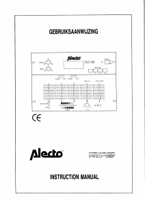 Handleiding Alecto PRO-137 Mengpaneel