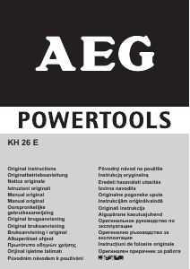Manual AEG KH 26 E Rotary Hammer