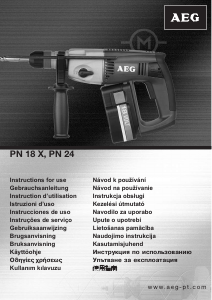 Manuale AEG PN 18 X Martello perforatore