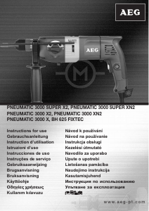 Manual AEG PN 3000 Super X2 Rotary Hammer