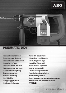 Manual AEG PN 3500 Martelo perfurador