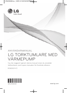 Bruksanvisning LG RC8055AH2Z Torktumlare